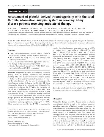 Publication T-TAS 01 Arima et al 2016